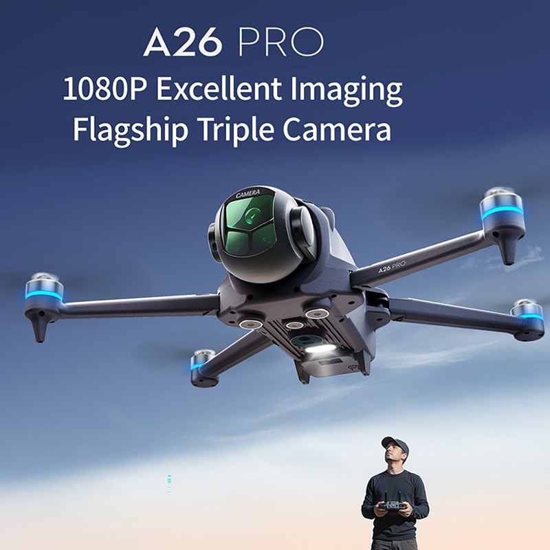 A26 Pro GPS Drone with 4.5-inc - Drone Gps Mount ulasan dan harga