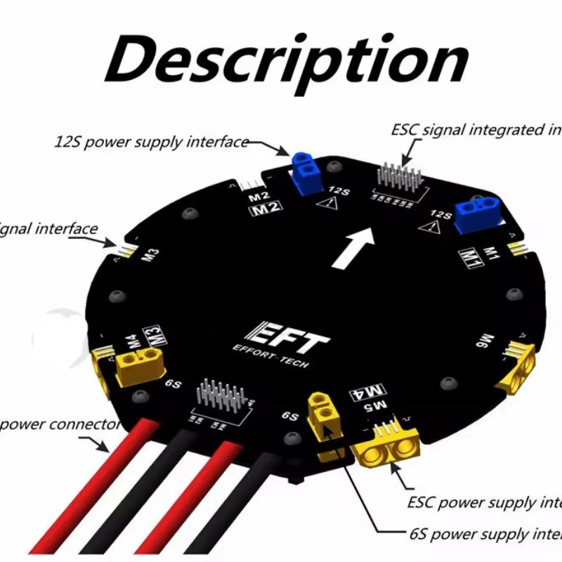 EFT Large Current Power Distri - Drone Power Distribution Board ulasan dan harga