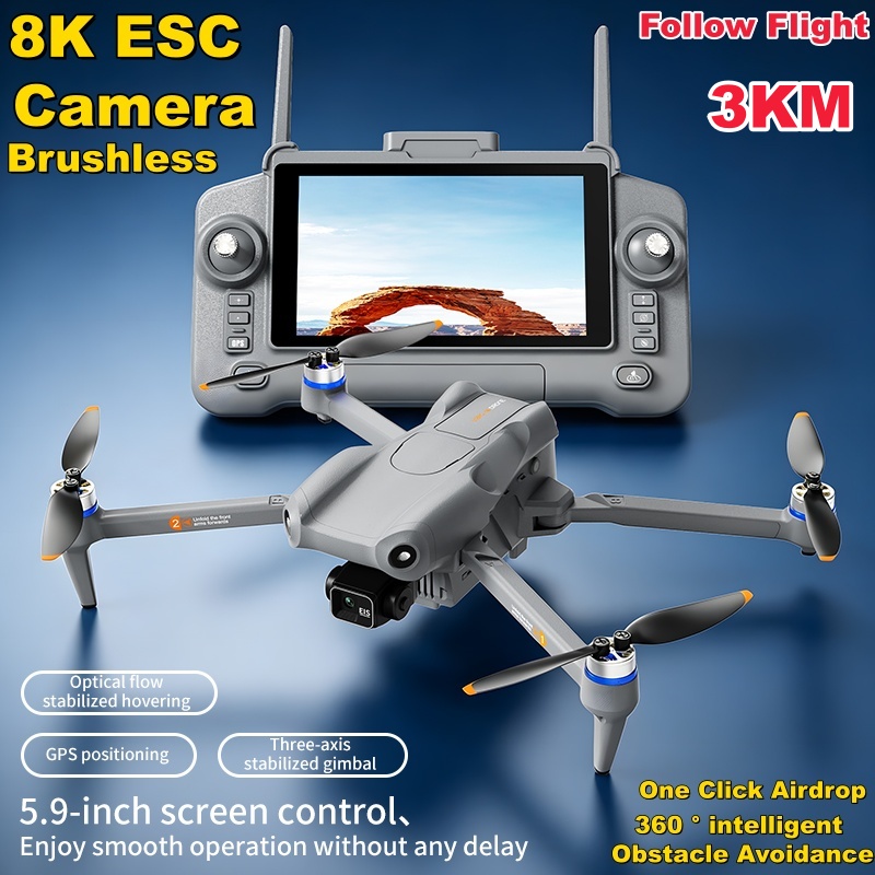 5.9in Touch Screen 3 Axis Gimb - Drone Gimbal ulasan dan harga