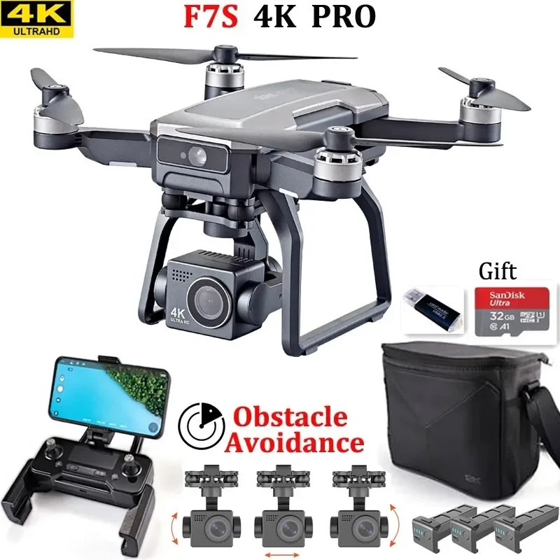 SJRC F7s 4K PRO Drone 4K obsca - Drone Gimbal ulasan dan harga